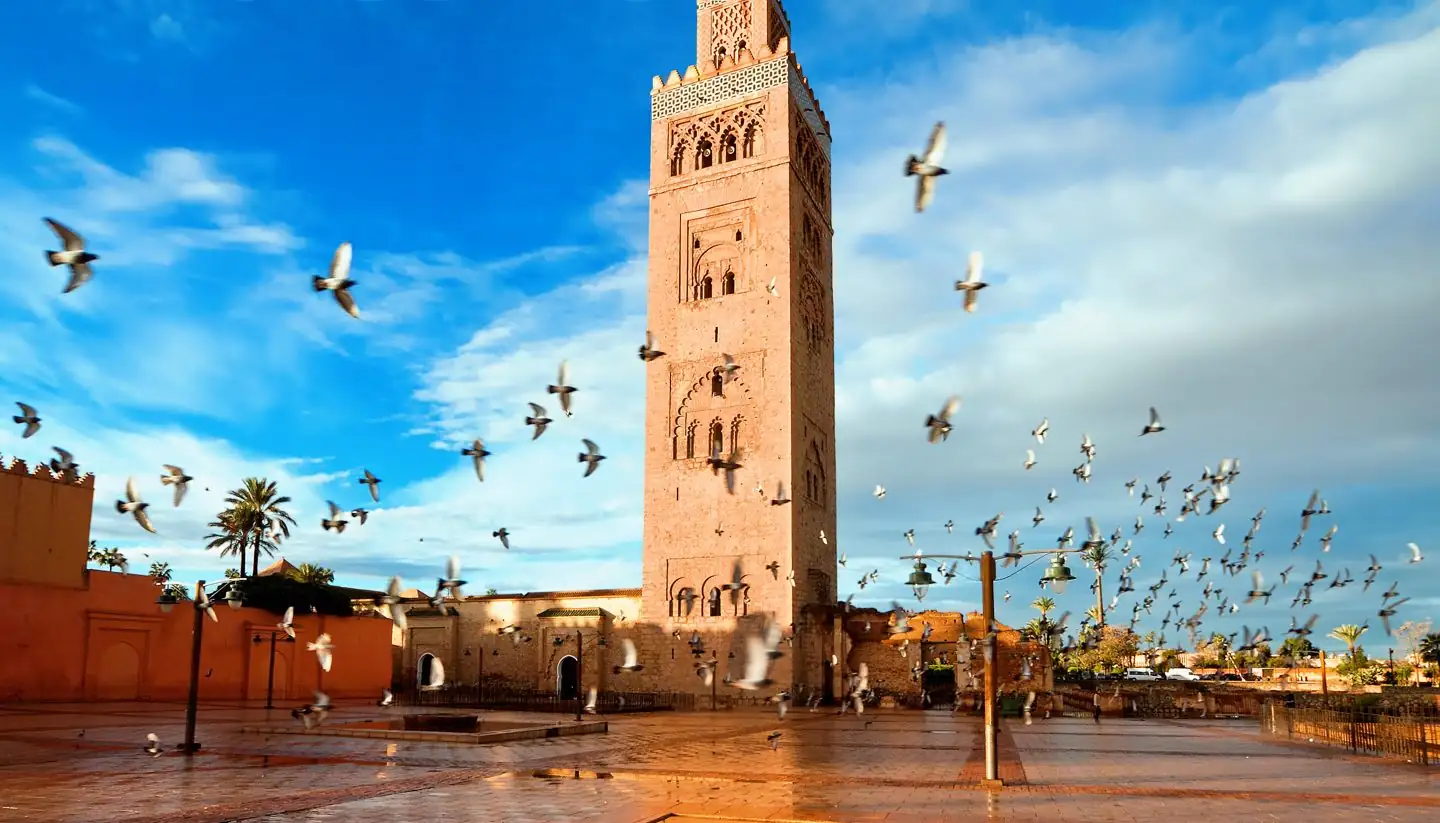 Koutoubia mosque in Marrakech, Morocco